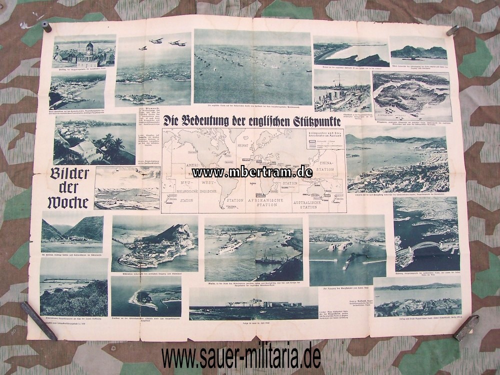 Kriegsmarine Anwerbeplakat /  Recruiting Poster 1940