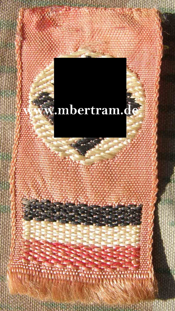 Gewebtes NSDAP "Sympathisanten Abzeichen " HK u Fahne"