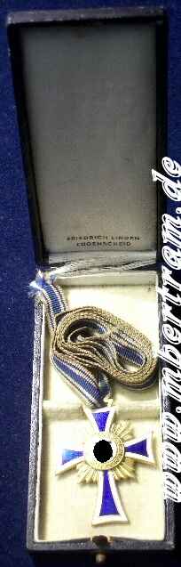Ehrenkreuz der Deutschen Mutter, Gold, Schatulle, FLL