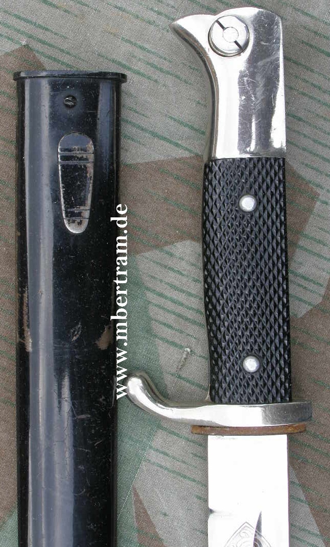10050-1 Luftwaffen Extra Seitengewehr KS 98, Ätzung, Hst.: R. Klaas