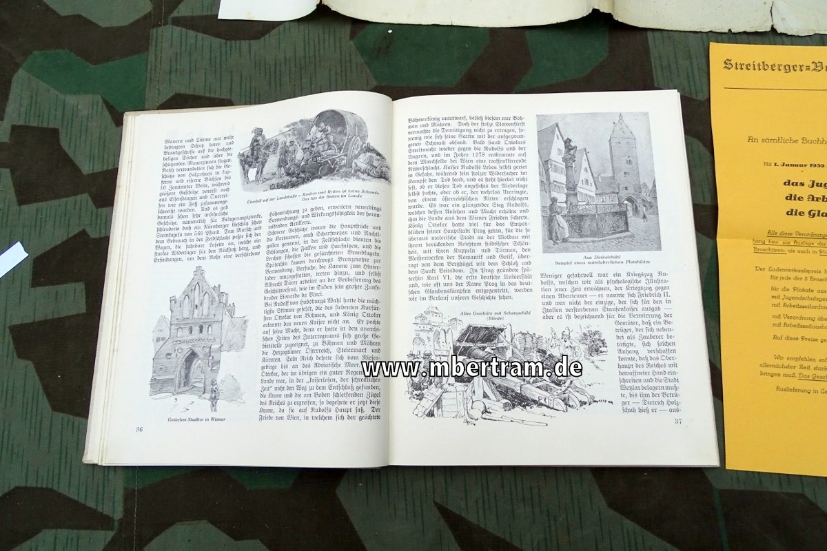 15814-6 Kunstmaler A. Reich: Von deutscher Art und deutscher Tat - Das Buch der HJ