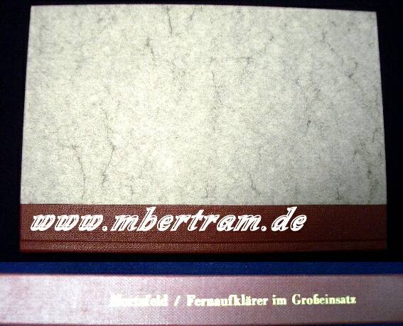Fernaufklärer im Großeinsatz, 291 S. Skizzen, Bilder, 1940