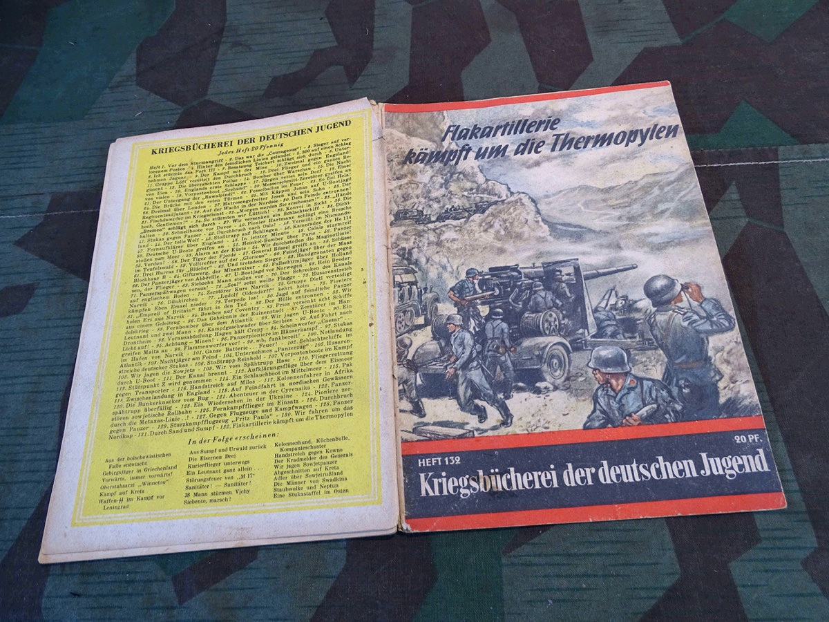 Kriegsbücherei der deutschen Jugend, "Flakartillerie kämpft um die Therrmophylen" 