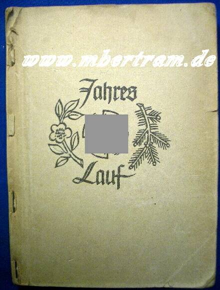 HJ Liederbuch , "Jahreslauf" Einleitung: Baldur von Schirach.