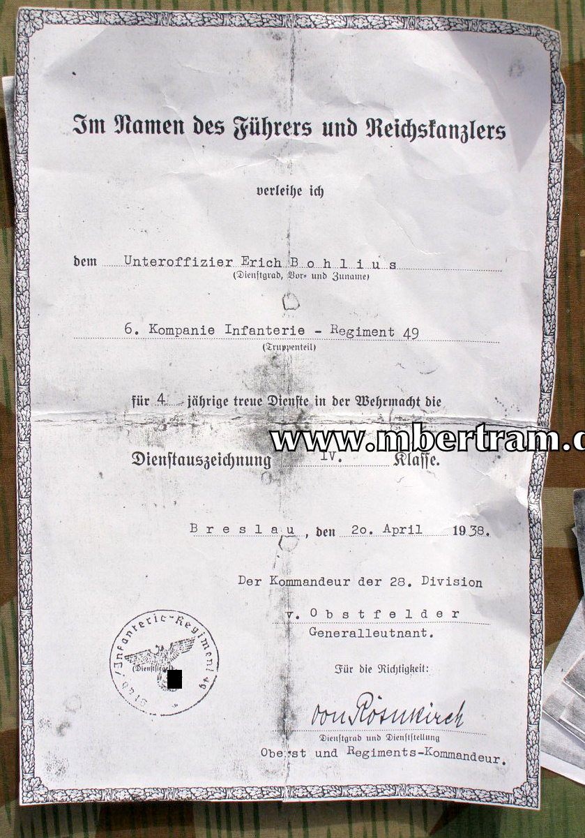 12034-31 1957er Nachlass eines Deutsches Kreuz in Gold Trägers