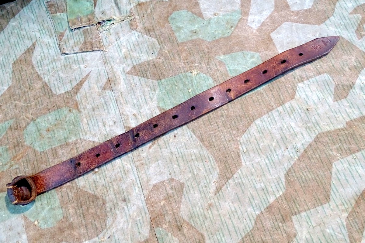 Wehrmacht Kavallerie Sielengeschirr 25 lose Schnallstrippe "oub 1941", WaA