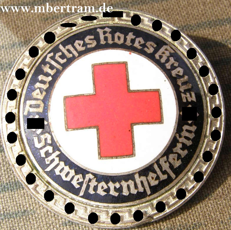 Deutsches Rotes Kreuz , Brosche " Schwesternhelferin "