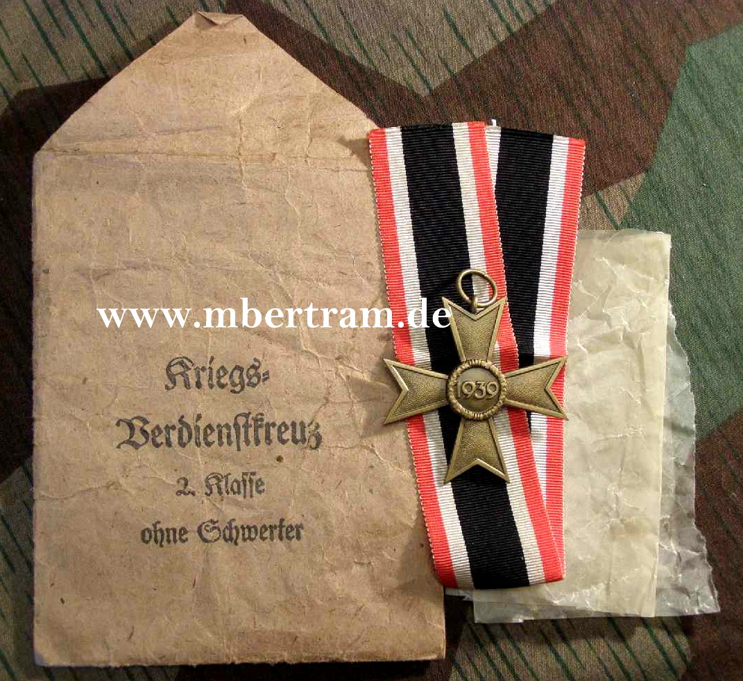 KVK 39 2. Kl. ohne Schwerter. Mit Tüte , Wilhelm Deumer