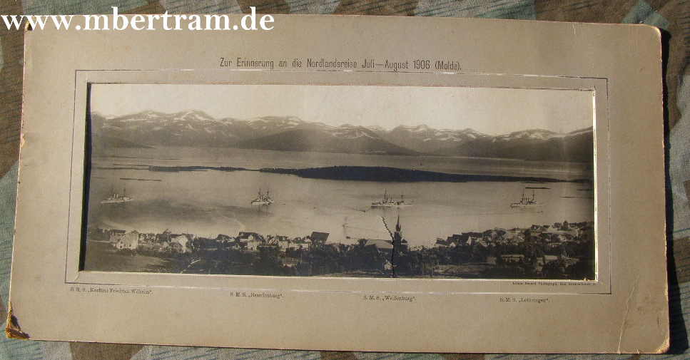 Zur Erinnerung an die Nordlandreise Juli-Aug.1906 ( Molde)