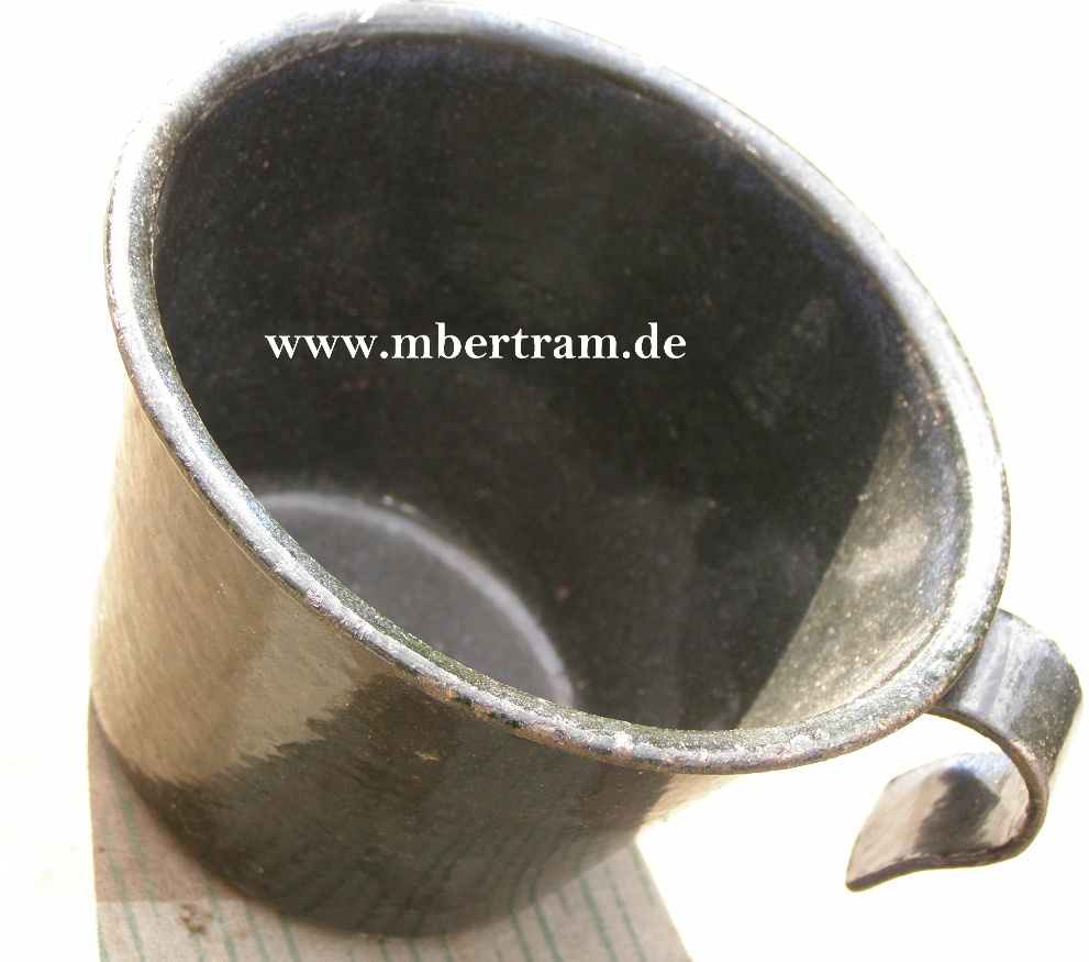 Kaffetasse aus preuss. kaiserlichem Soldatennachlass 1.WK