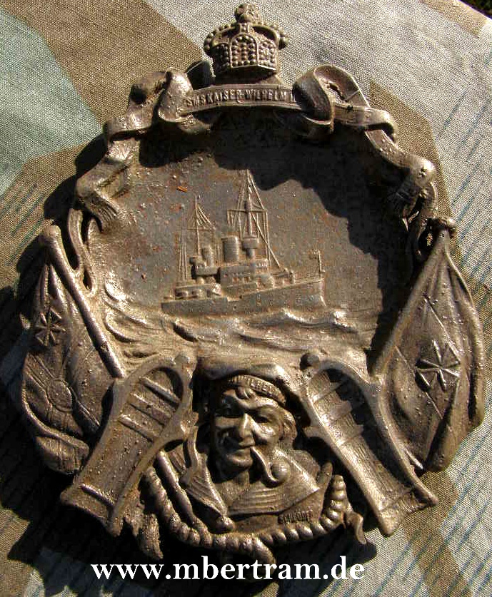 Aschenbecher kaiserliche Marine " SMS Kaiser Wilhelm II"