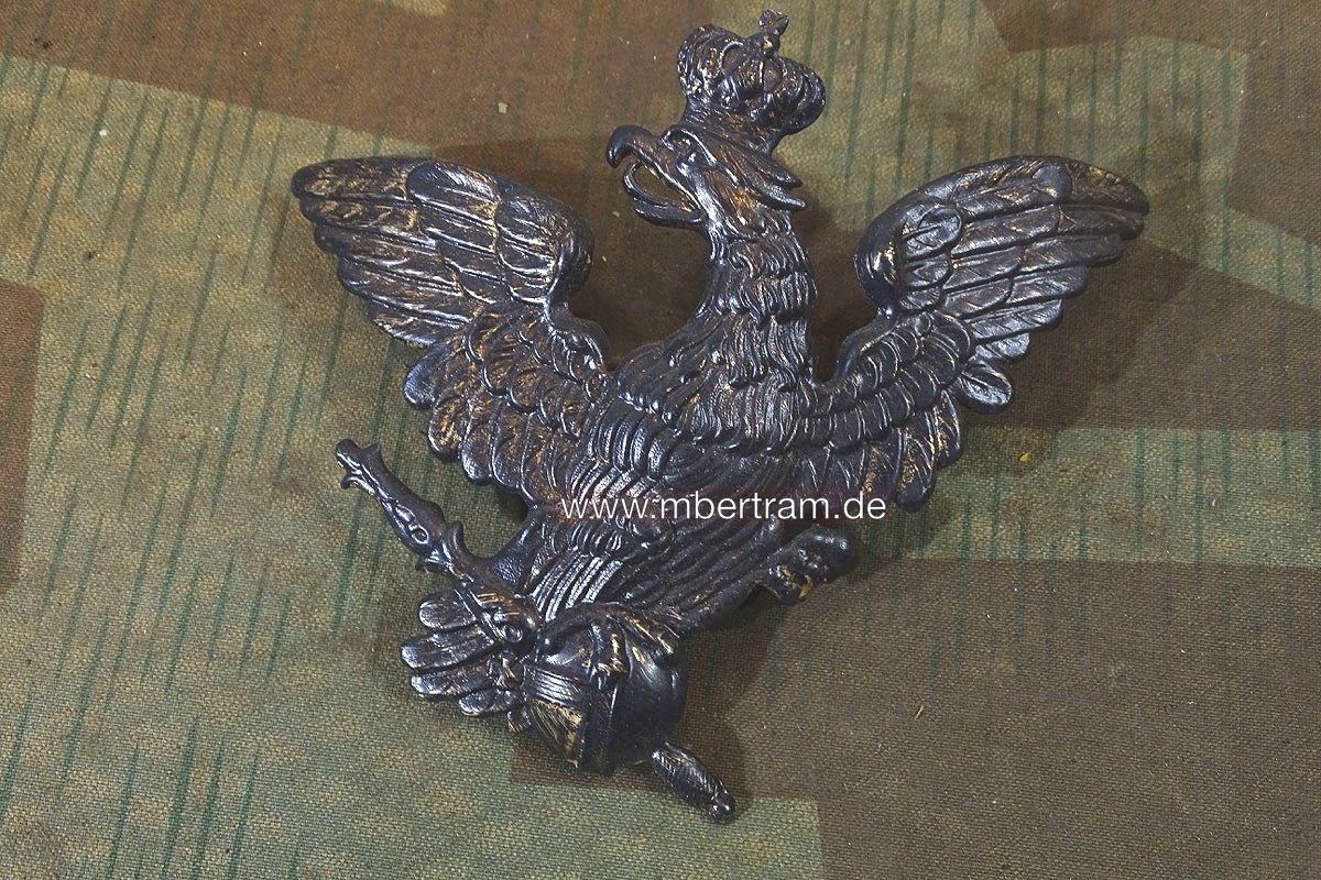 Replik: Preussischer Adler für Kopfbedeckung, Pickelhaube / Tschakoetc.