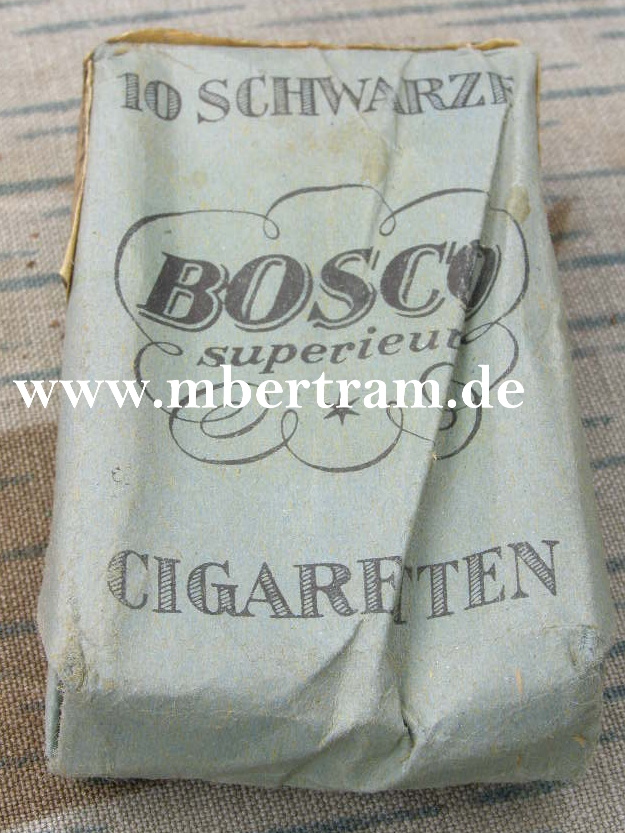 10 WH Bosco Superieur Zigaretten 1944/45, ungeöffnet