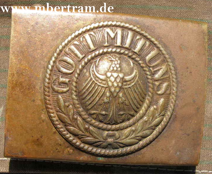 Replik: Koppelschloss 100.000 Mann Heer, Weimarer Rep.