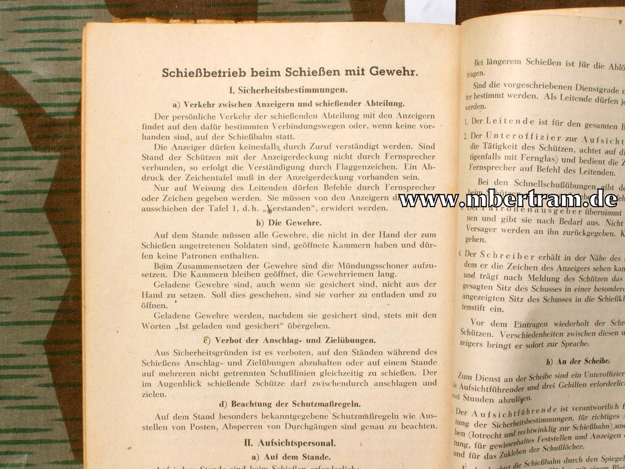 Unterrichtshefte der M.L.A., 1.u. 2. Teil,1943 DK Gold Träger