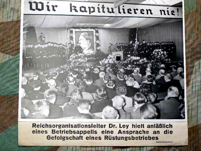 Ansprache von Dr. Ley in einem Rüstungsbetrieb 11.2.41