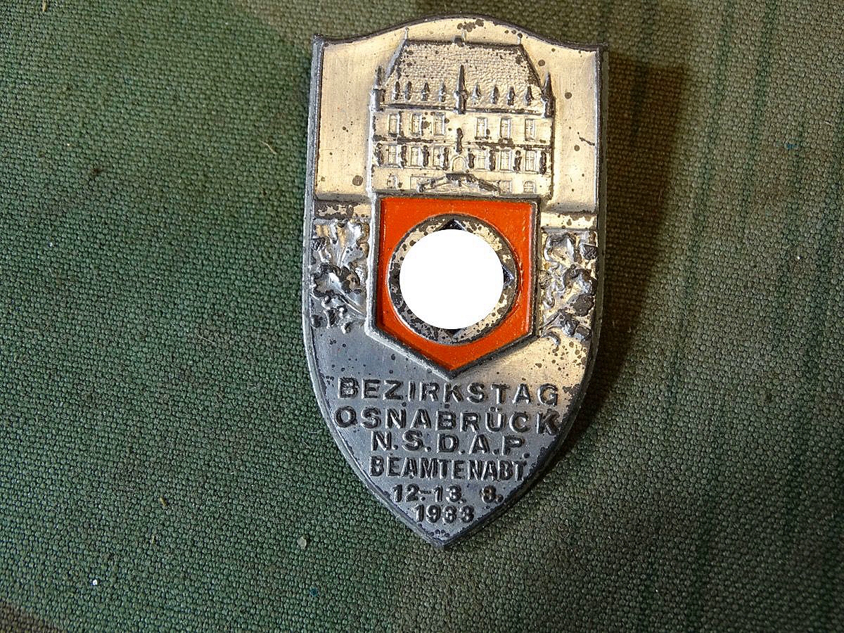 Bezirkstag der NSDAP Osnabrück, Beamtenabt. 12.-13.08.1933