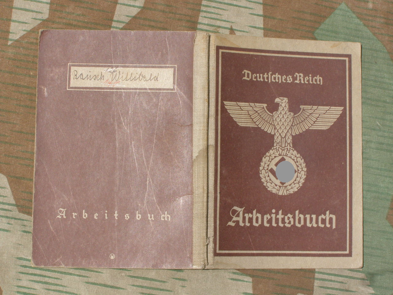 Arbeitsbuch Deutsches Reich M 1939-45. Hilgers AG