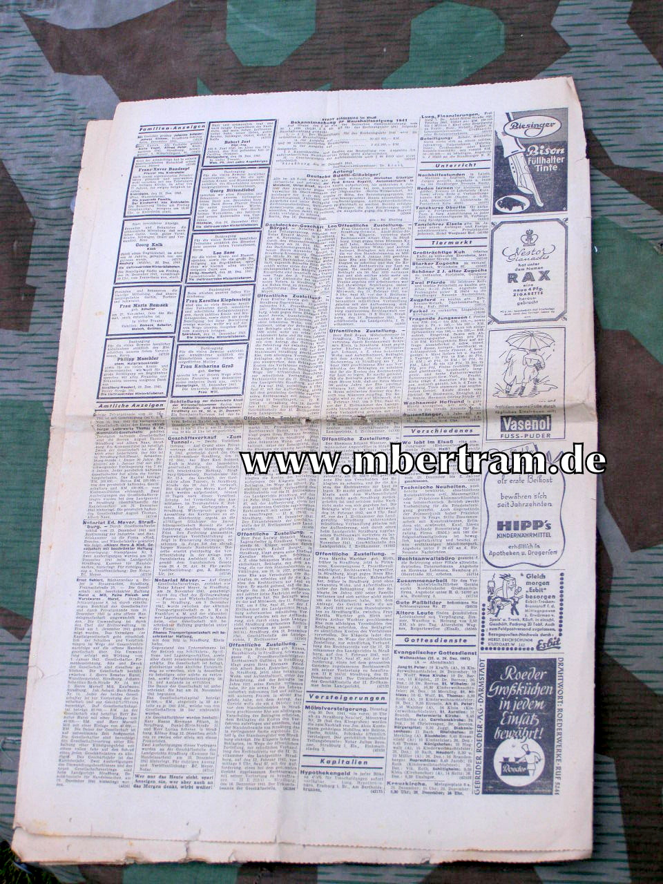 Strassburger Neueste Nachrichten, Folge 355, Dez. 1 9 4 1
