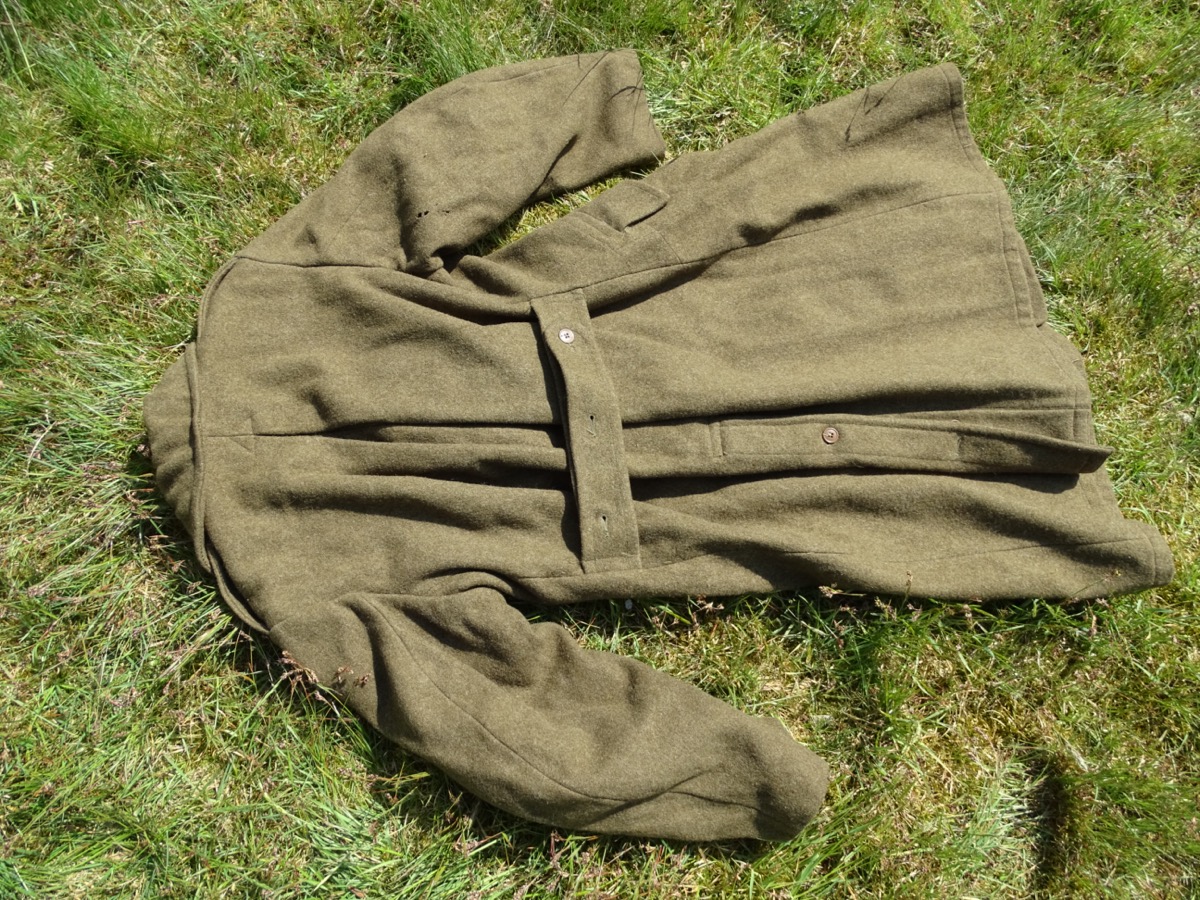 Felddienstmantel Britisch, Manschaften, grober Wollstoff, 2. ww ? Felddienstmantel Britisch, Manschaften, grober Wollstoff, 2. ww ?