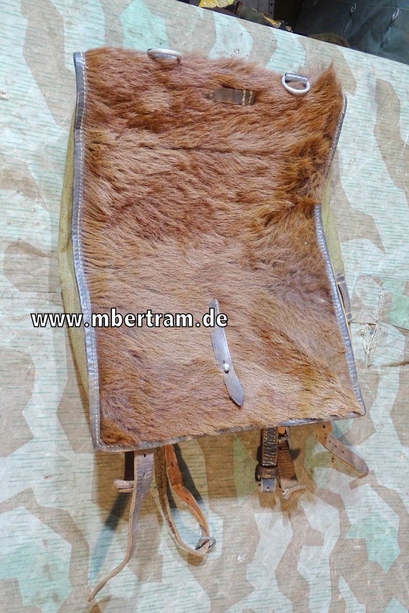 Wehrmacht Tornister M39, "Franz Brehme Walsrode 1940"