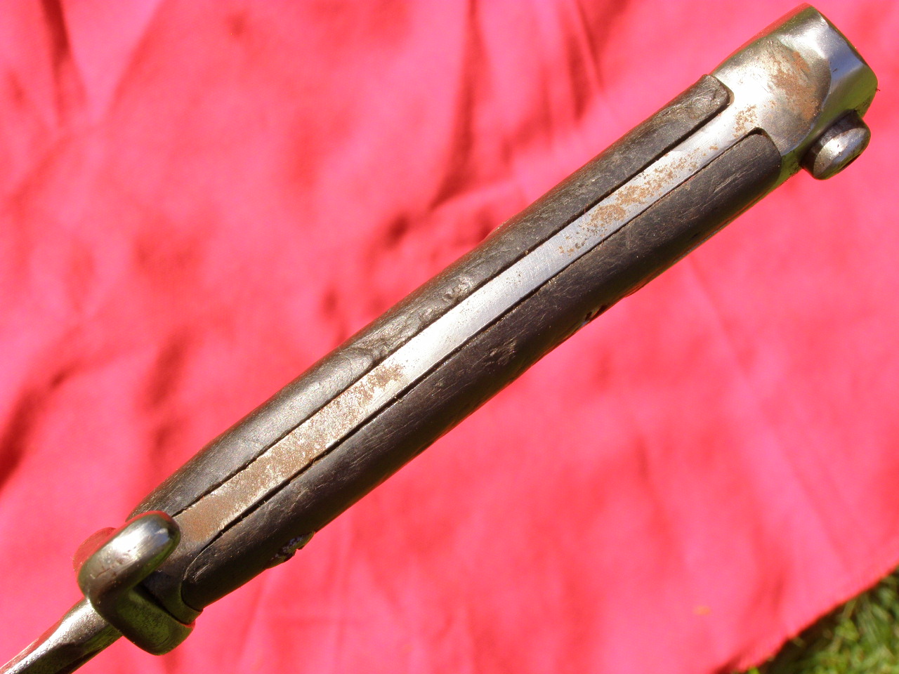 10374-8 Gekürztes preuss. Seitengewehr M 1898, Scheide. Hörster, Selten