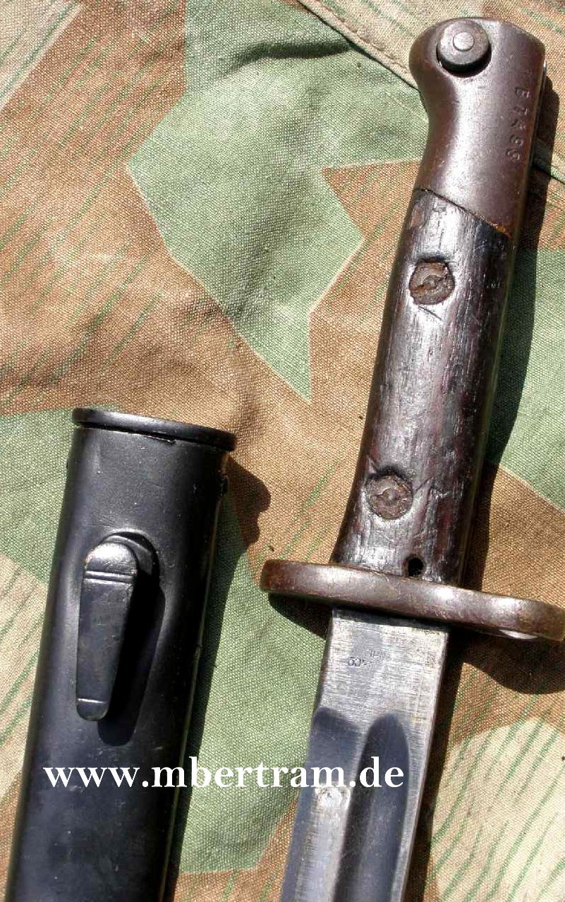 Portugal Mauser Bajonett M.1904. Simson &amp; Co Suhl, gebraucht