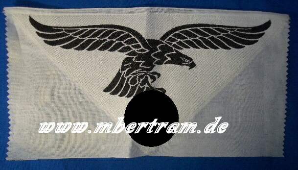 Luftwaffe: Brustadler f.d. Sporthemd. Bevo Mustermappe!!