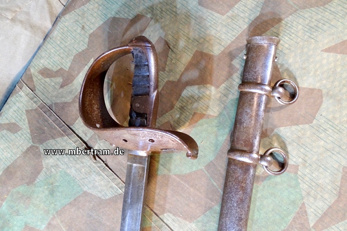 Dragoner "Kavalleriesäbel mit Korb-  fremden Modells" M 1867, Weyersberg SG