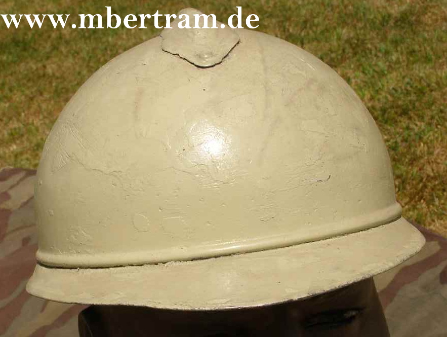 Adrianhelm ( Französisch ? Belgisch?), ohne Innenhelm