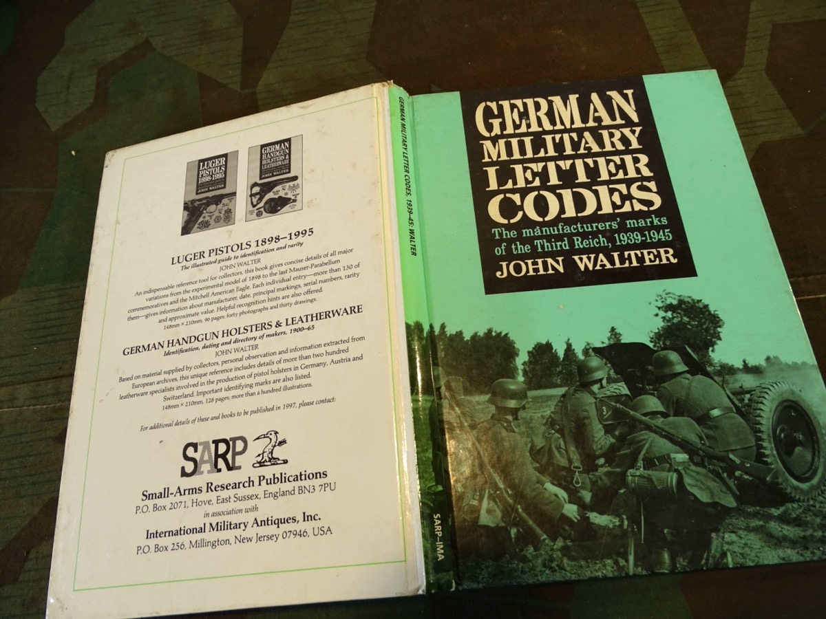 John Walter:  German Military Letter Codes/ Wehrmachts Buchstaben und Zahlen Codes