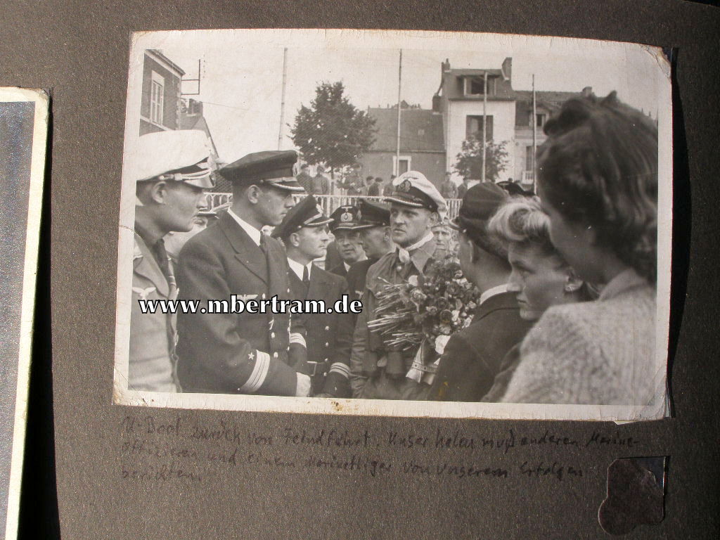 13620-41 Dienstzeit Fotoalbum U 552, Kommandant Erich Topp SELTEN !