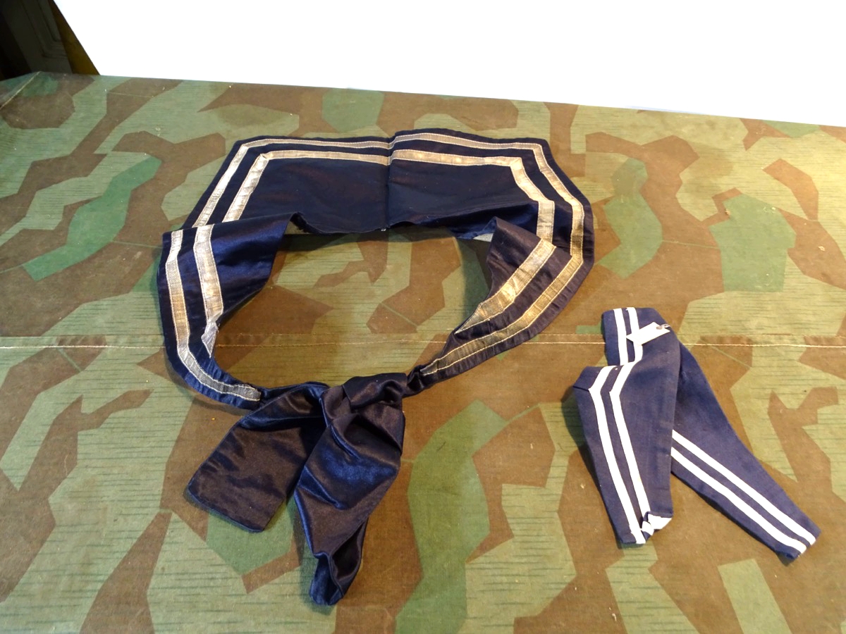 Kieler Kragen und Ärmelmanschetten für ein Mädchen, Jungen/ Kinderuniform um 1900
