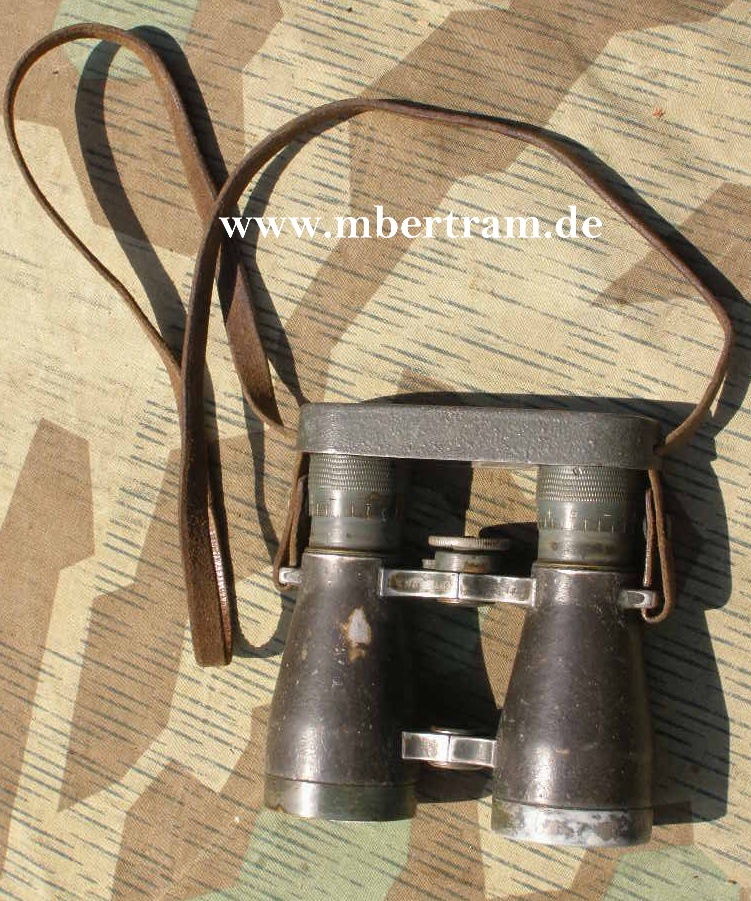 Dienstglas Mod. 08. erster Weltkrieg. Hst.: Goertz Berlin.