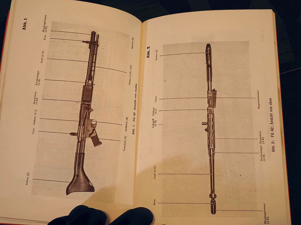 Nachdruck Bedienungsanleitung Teil 1 Fallschirmjägergewehr FG 42 
