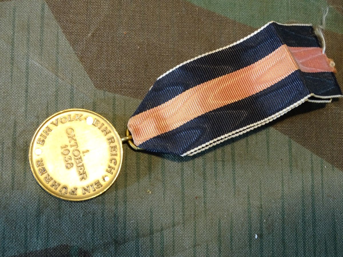 Medaille zur Erinnerung an den 1. Oktober 1938 (Anschluss Sudetenland)