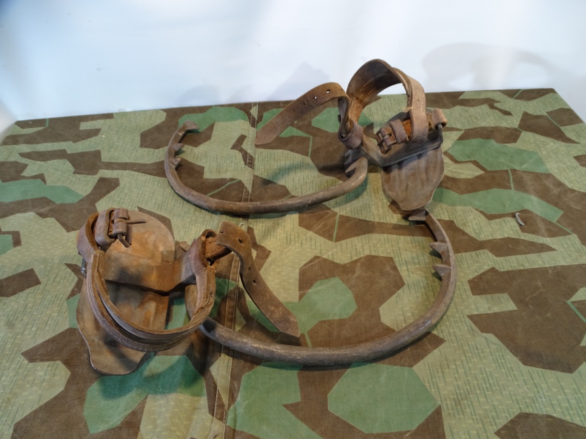 Wehrmacht Steigeisen Nachrichtentruppe, mit WaA,  nkb 44