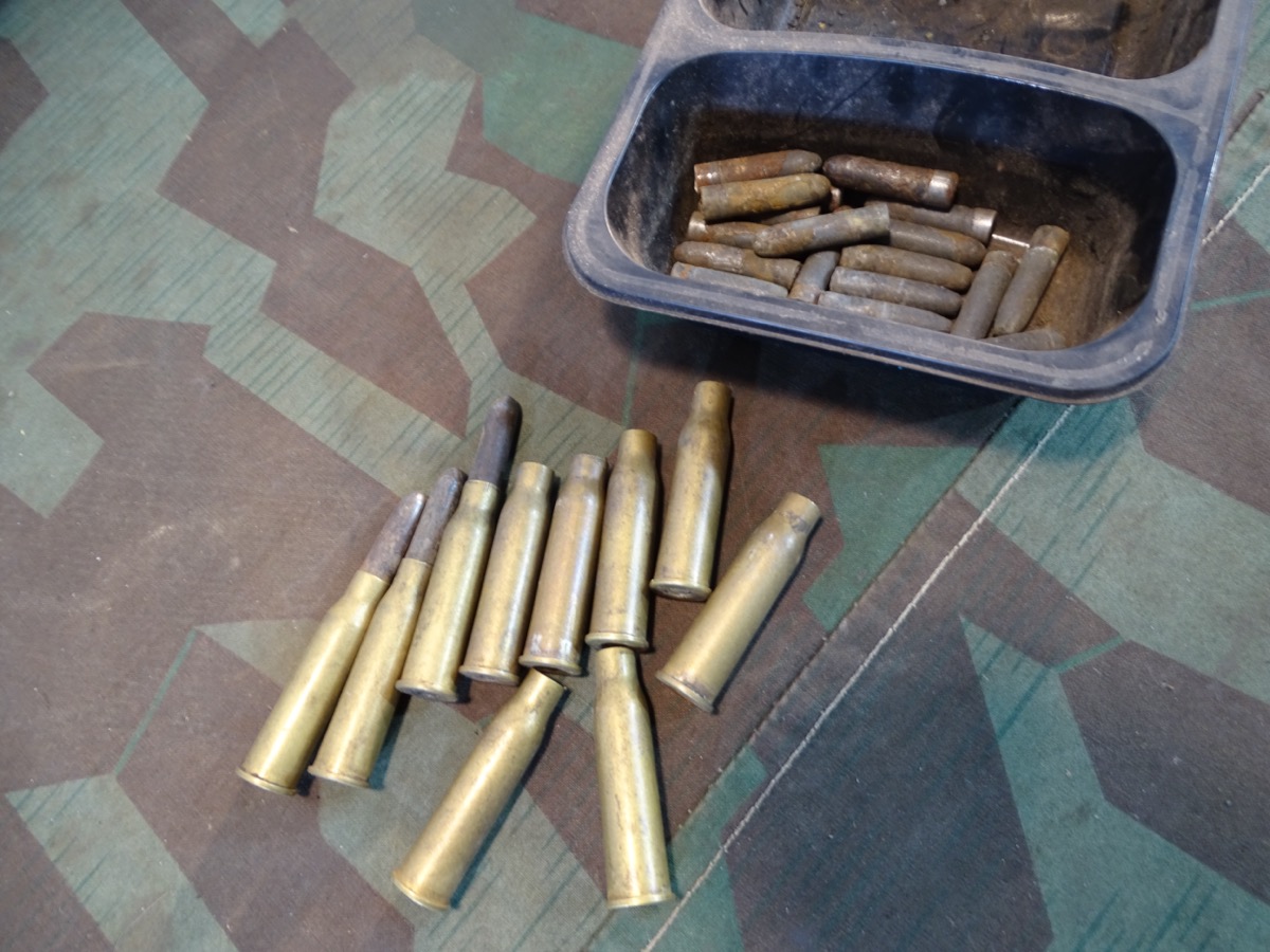10 x 8x50 Steyr M 95 Patronen 1. WK und kurz danach , ca. 21 Geschosse