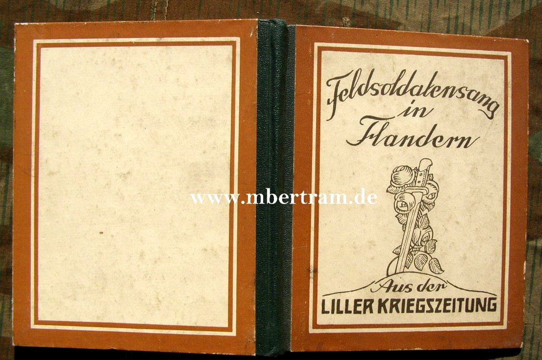 Feldsoldatensang Flandern, aus der Liller Kriegszeitung 1916