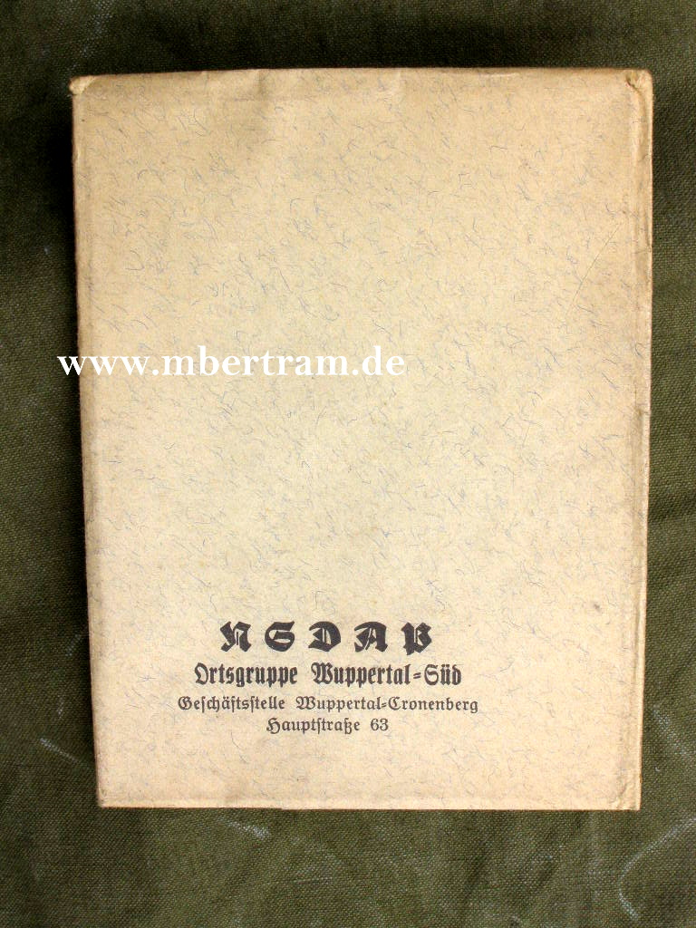 Brief Umschlag NSDAP Ortsgruppe Wuppertal-Süd