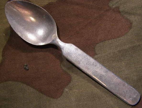 Löffel, Aluminium f. 4-tlg. Wehrmachts Feld Essbesteck