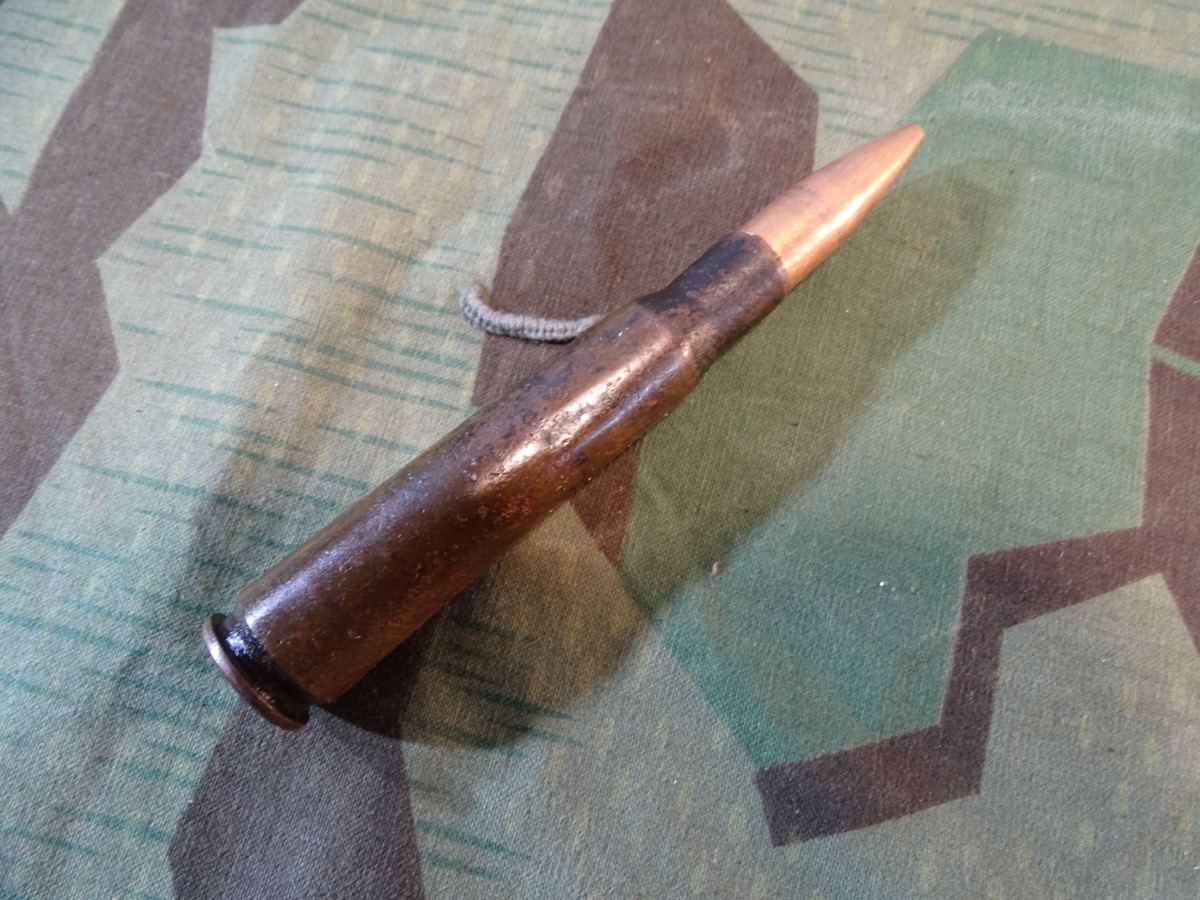Alliierte Flugzeug Deko Bordwaffen Munition,  schweres 13,2mm MG,  S L 1944