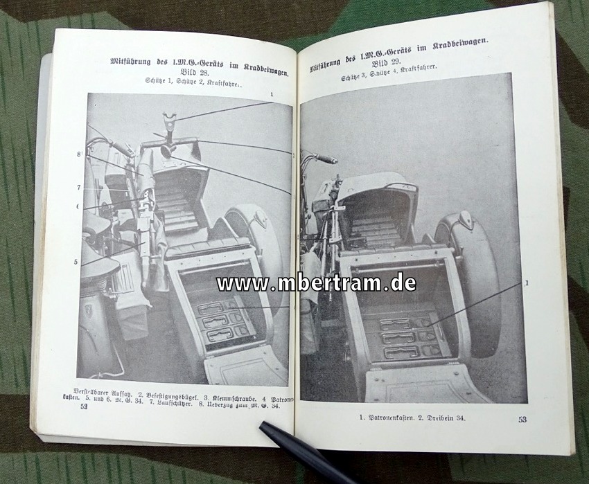 Beschreibung, Handhabung und Bedienung des M.G. 34 Teil 1 1939, 113 S.