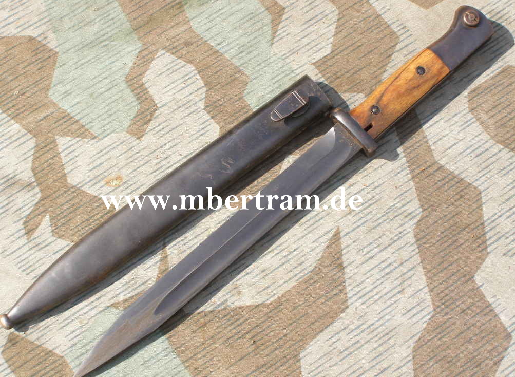 Seitengewehr 84/98nrgl., Holzgriff,.WaA, S/155-Hörster
