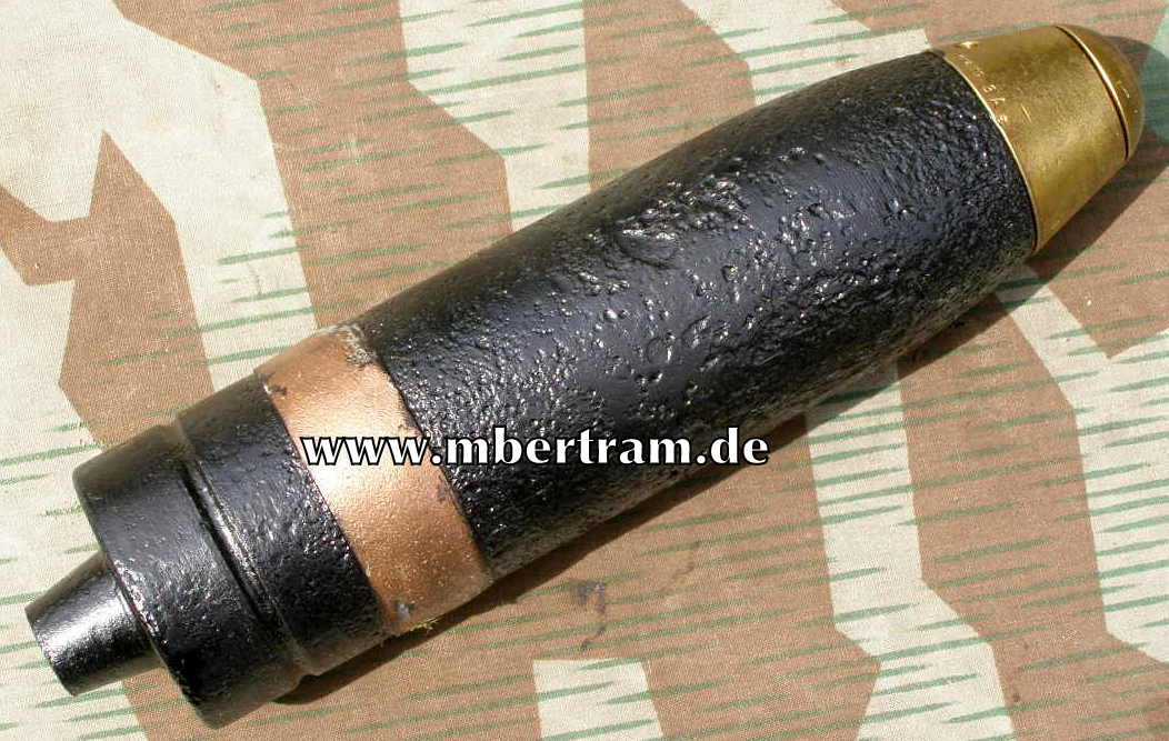 Britische Deko Granate, Messing Aufschlagzünder M No. 244