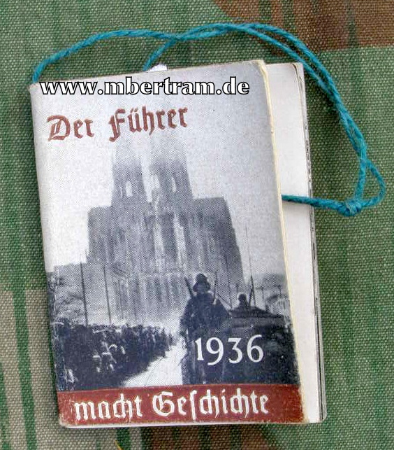 WHW Heftchen: "Der Führer macht Geschichte" 1936"