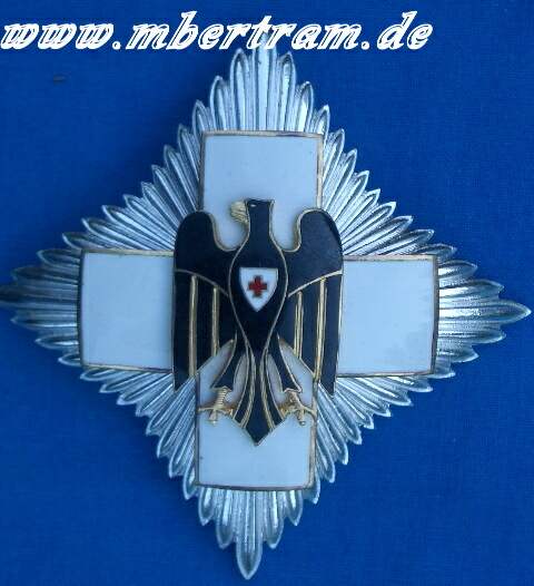 DRK Ehrenzeichen 2. Modell , Bruststern zum Grosskreuz