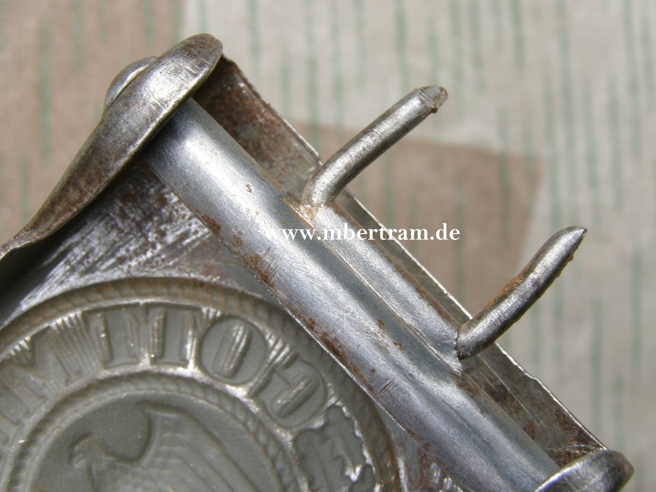 WEHRMACHTS KOPPELSCHLOSS STAHL "B&amp;N 43"