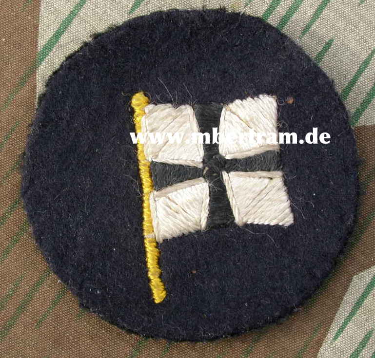 Kriegsmarine Ärmelabzeichen Unterpersonal der Stäbe, bl.