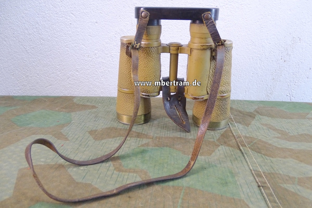 Dienstglas Wehrmacht 7x50, Südfrontlackierung oder Lehmgelb, Hst: beh